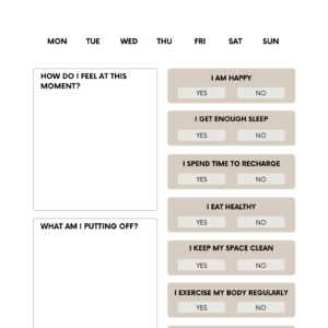 The Ultimate 39-page Wellness Planner & Self-care Journal